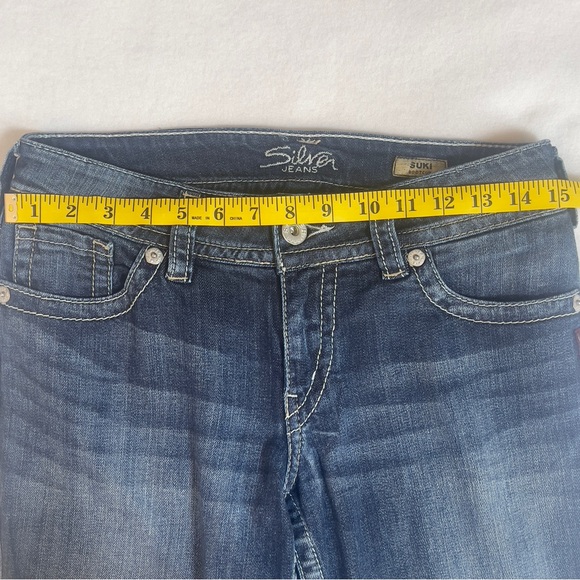 Silver Jeans Suki Bootcut Stretch Denim Women’s Size 28x32 Dark Blue - Picture 10 of 12